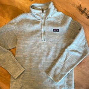 Girls Patagonia 3/4 Zip Better Sweater